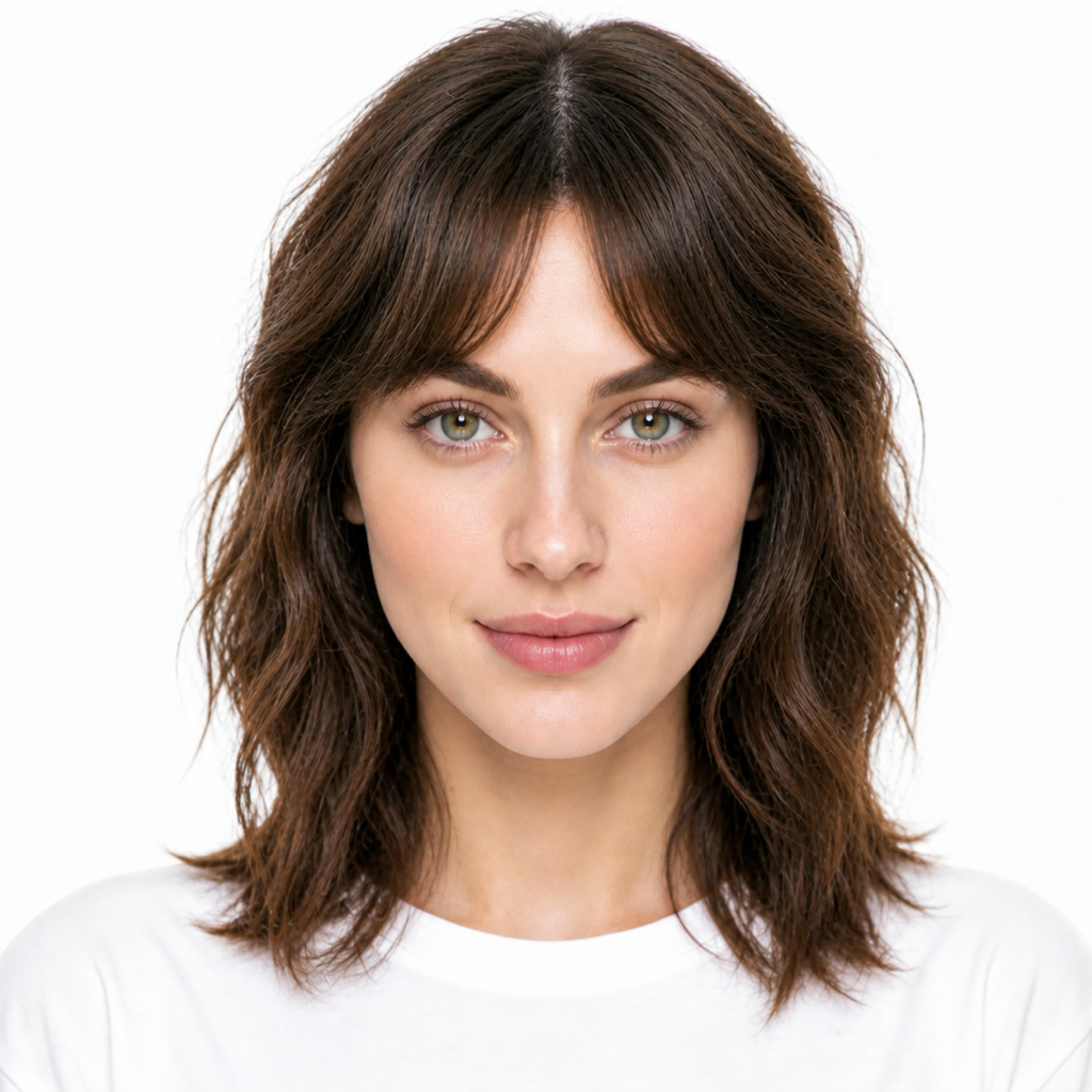 Choppy Layers hairstyle example on a woman