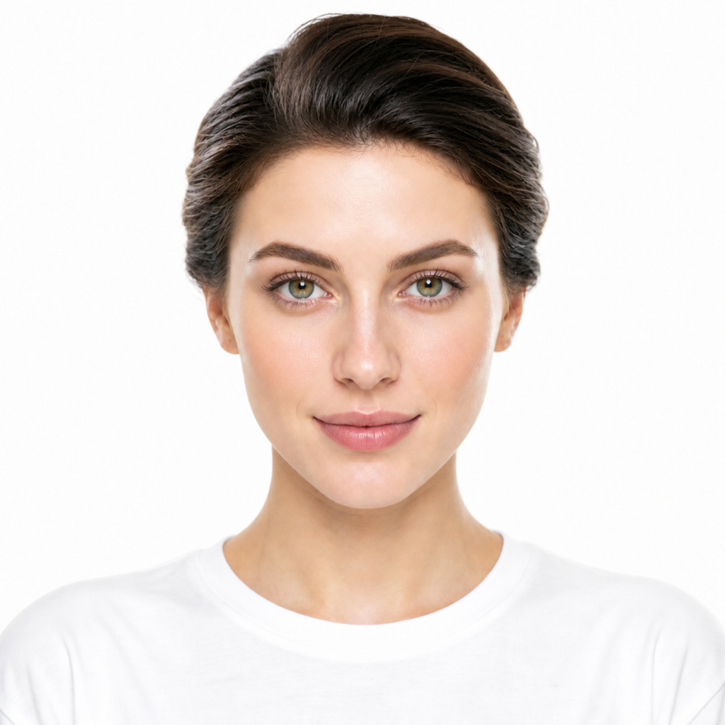 French Roll hairstyle example on a woman