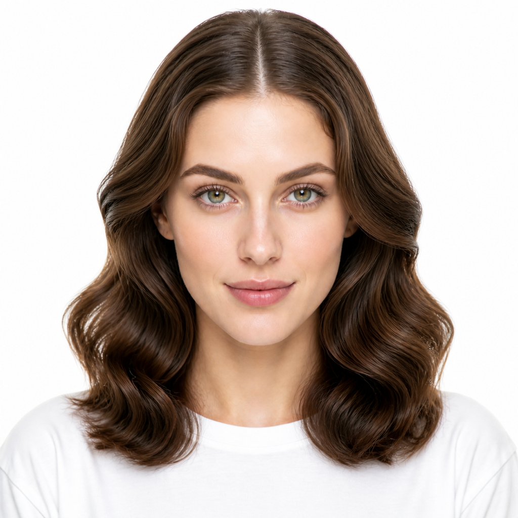 Hollywood Waves hairstyle example on a woman