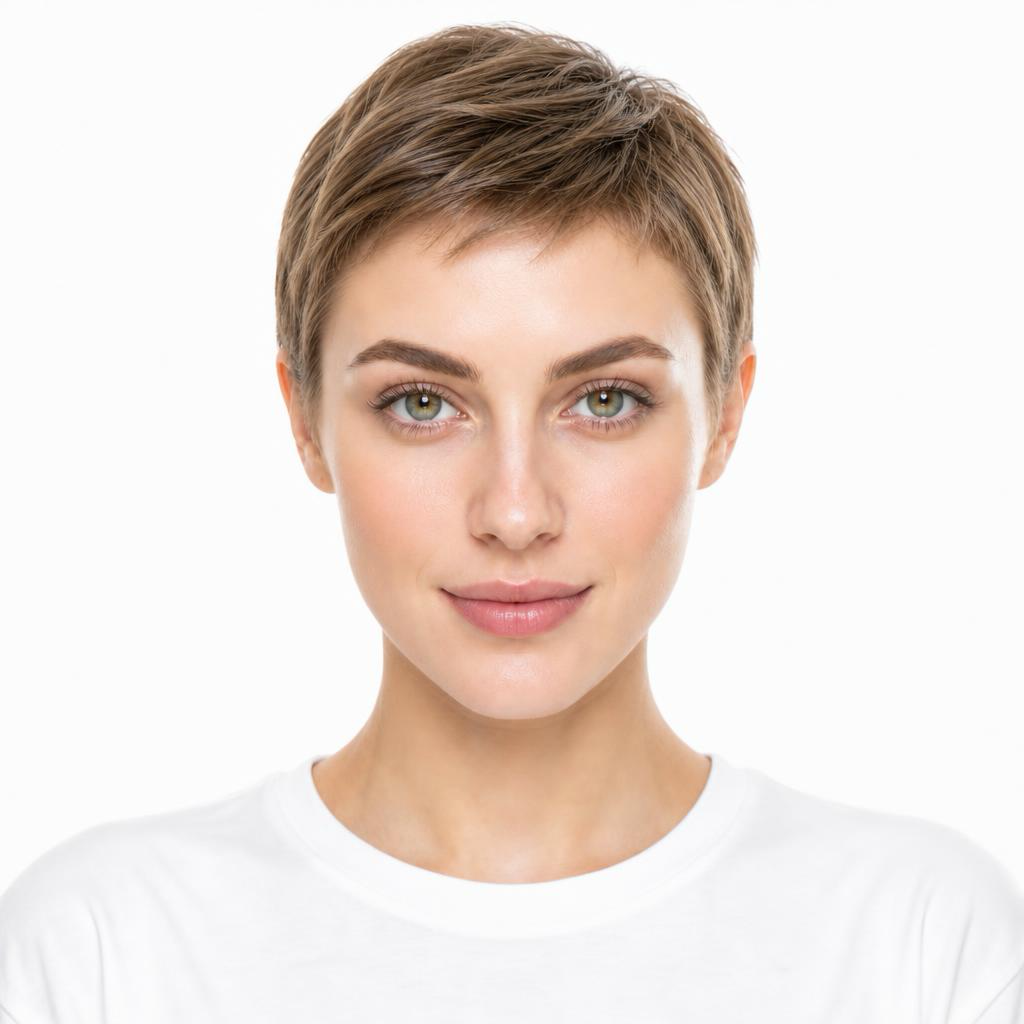 Pixie Cut hairstyle example on a woman