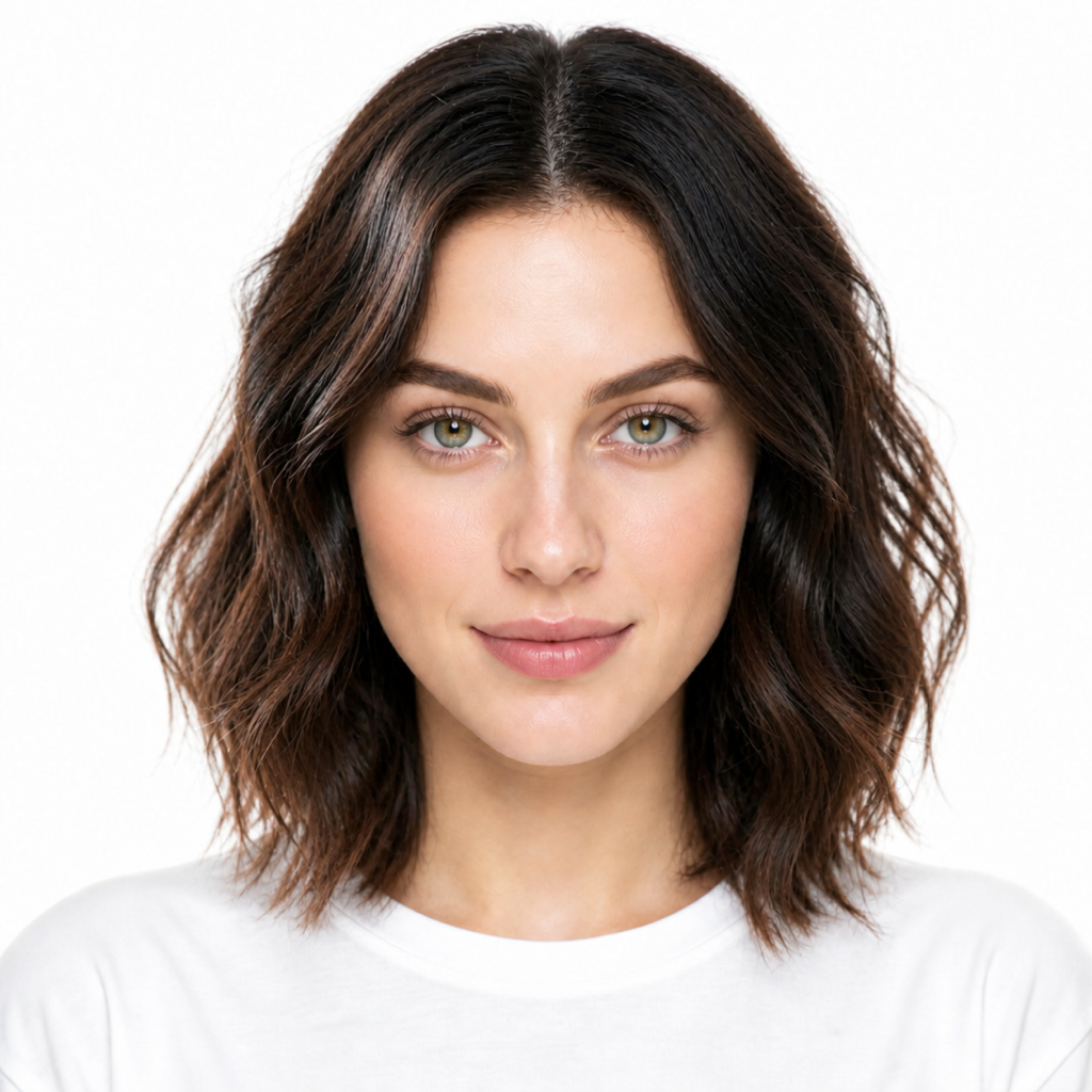Razor Cut hairstyle example on a woman