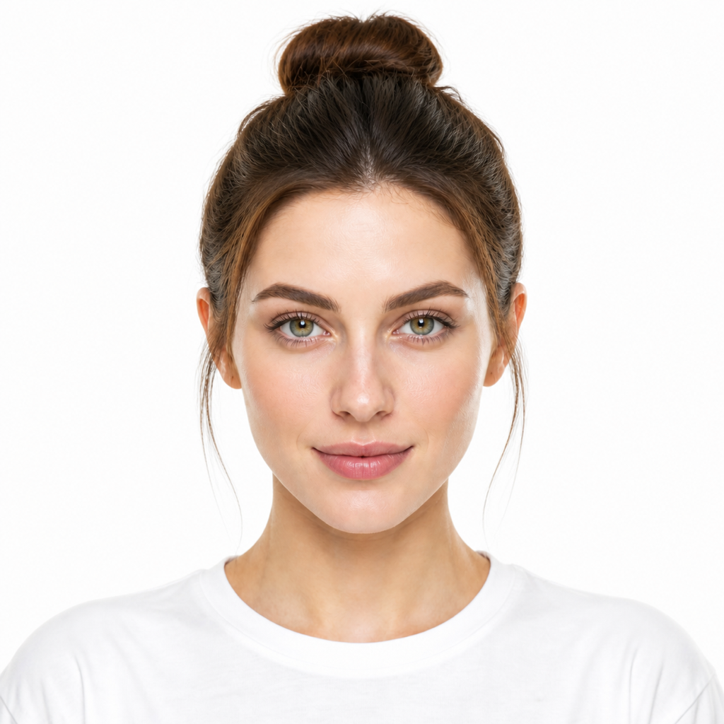 Top Knot hairstyle example on a woman