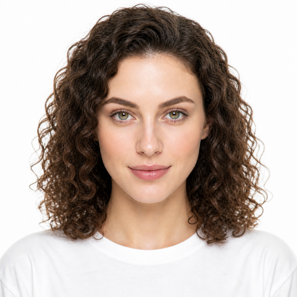 Twist Out hairstyle example on a woman