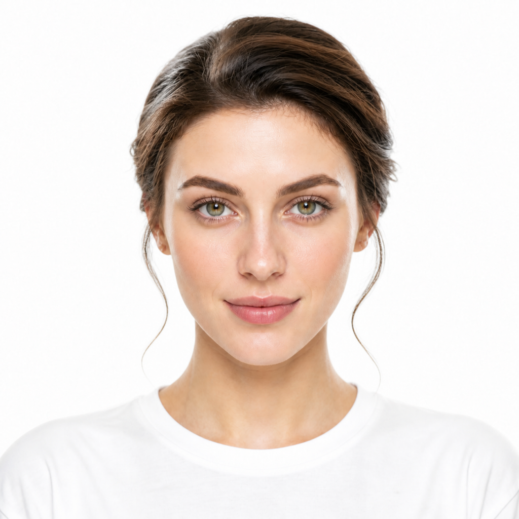 Twisted Bun hairstyle example on a woman