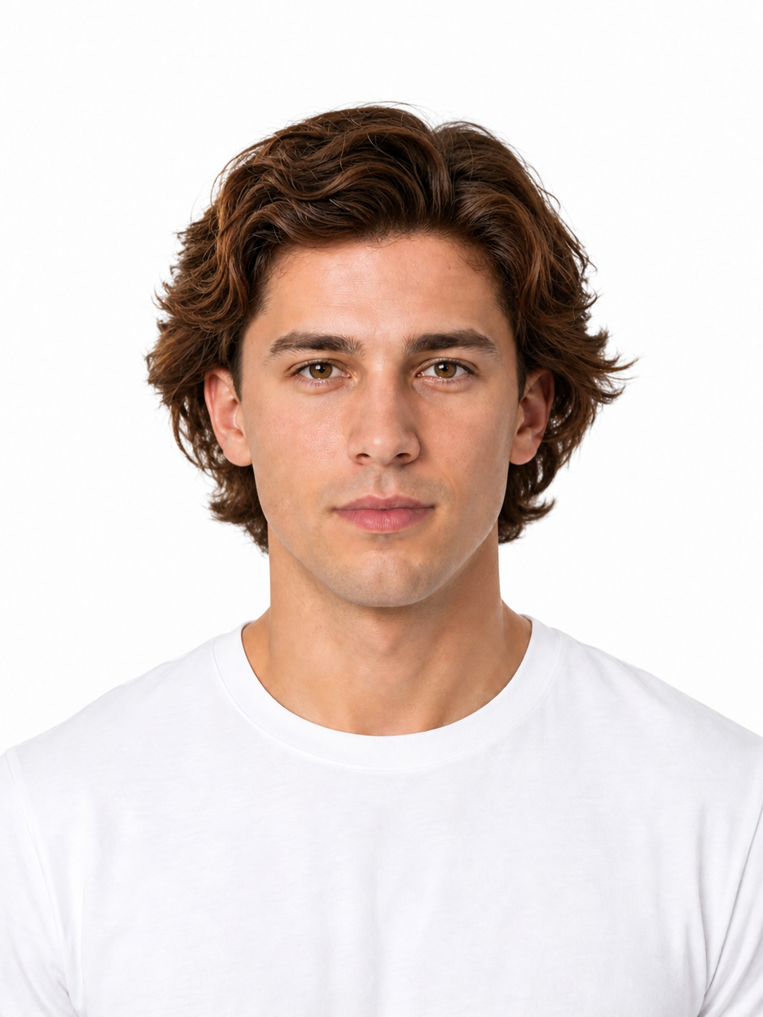 A-Line Bob hairstyle example on a man