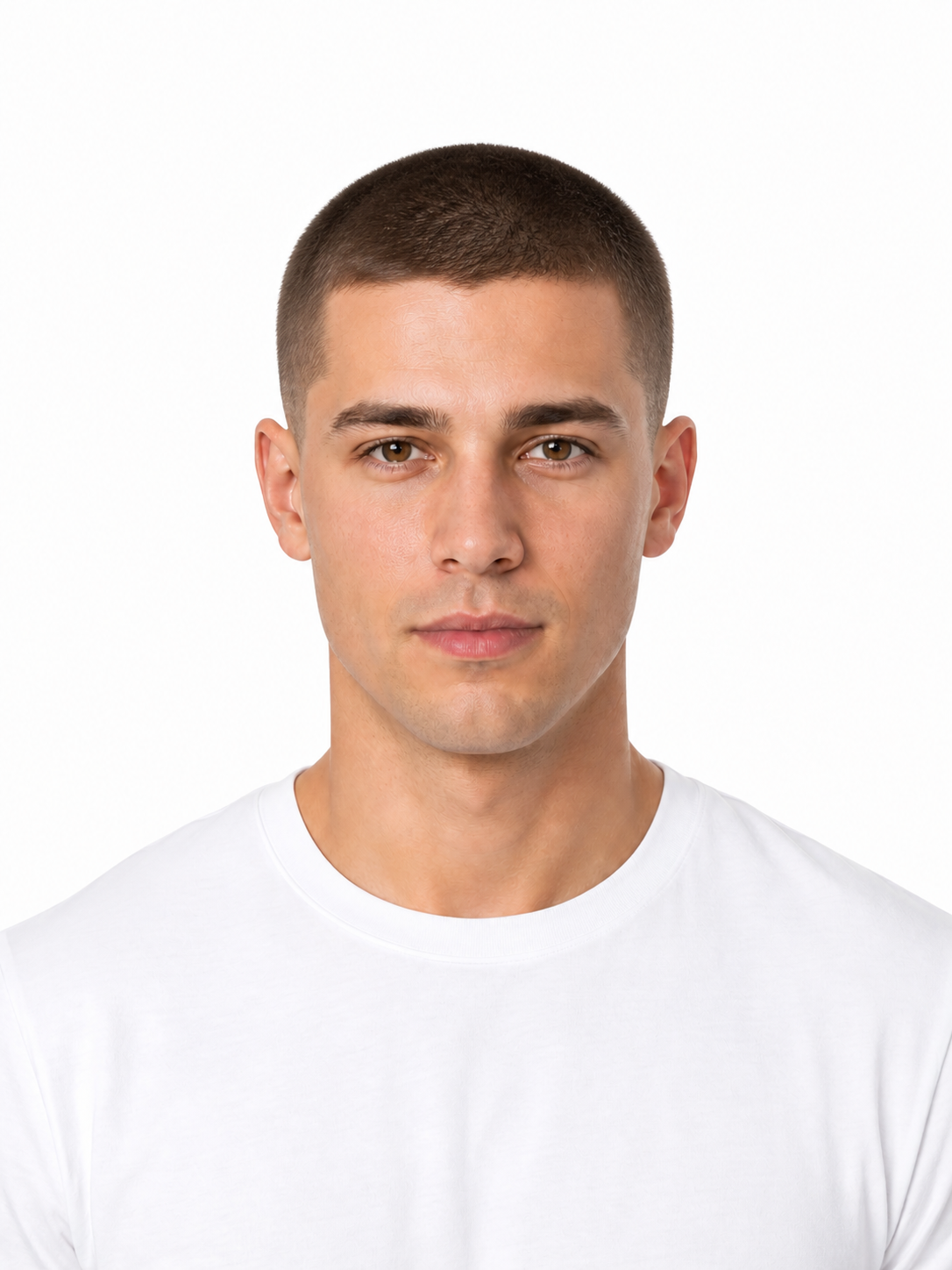 Buzz Cut hairstyle example on a man