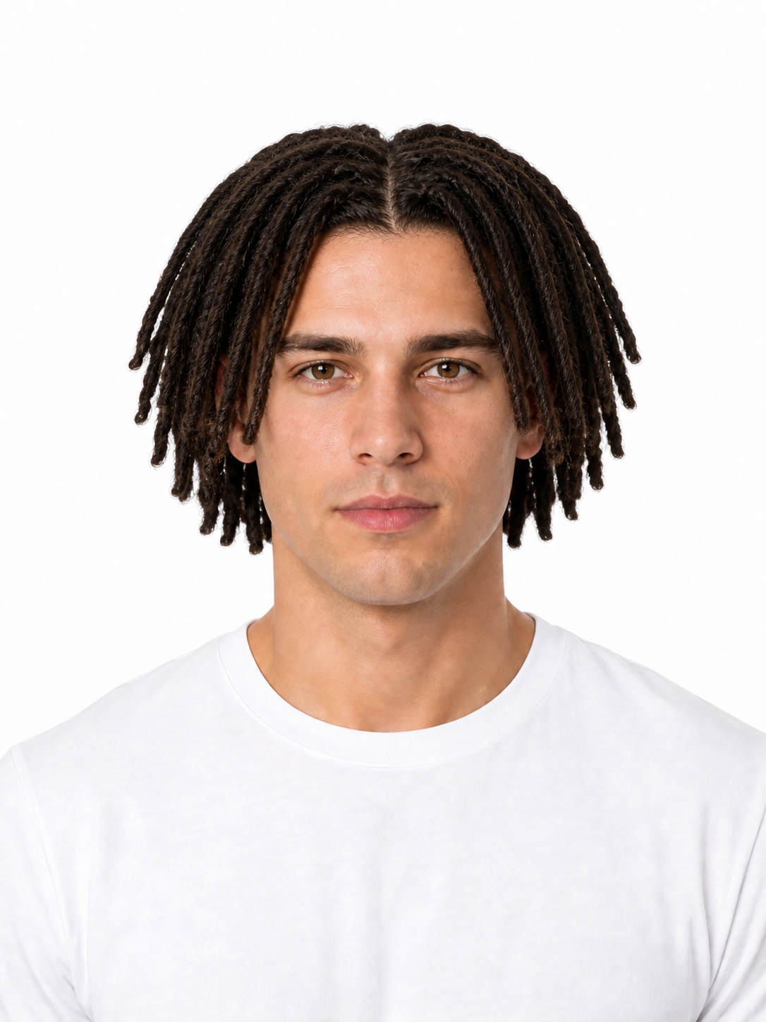 Dreadlocks hairstyle example on a man