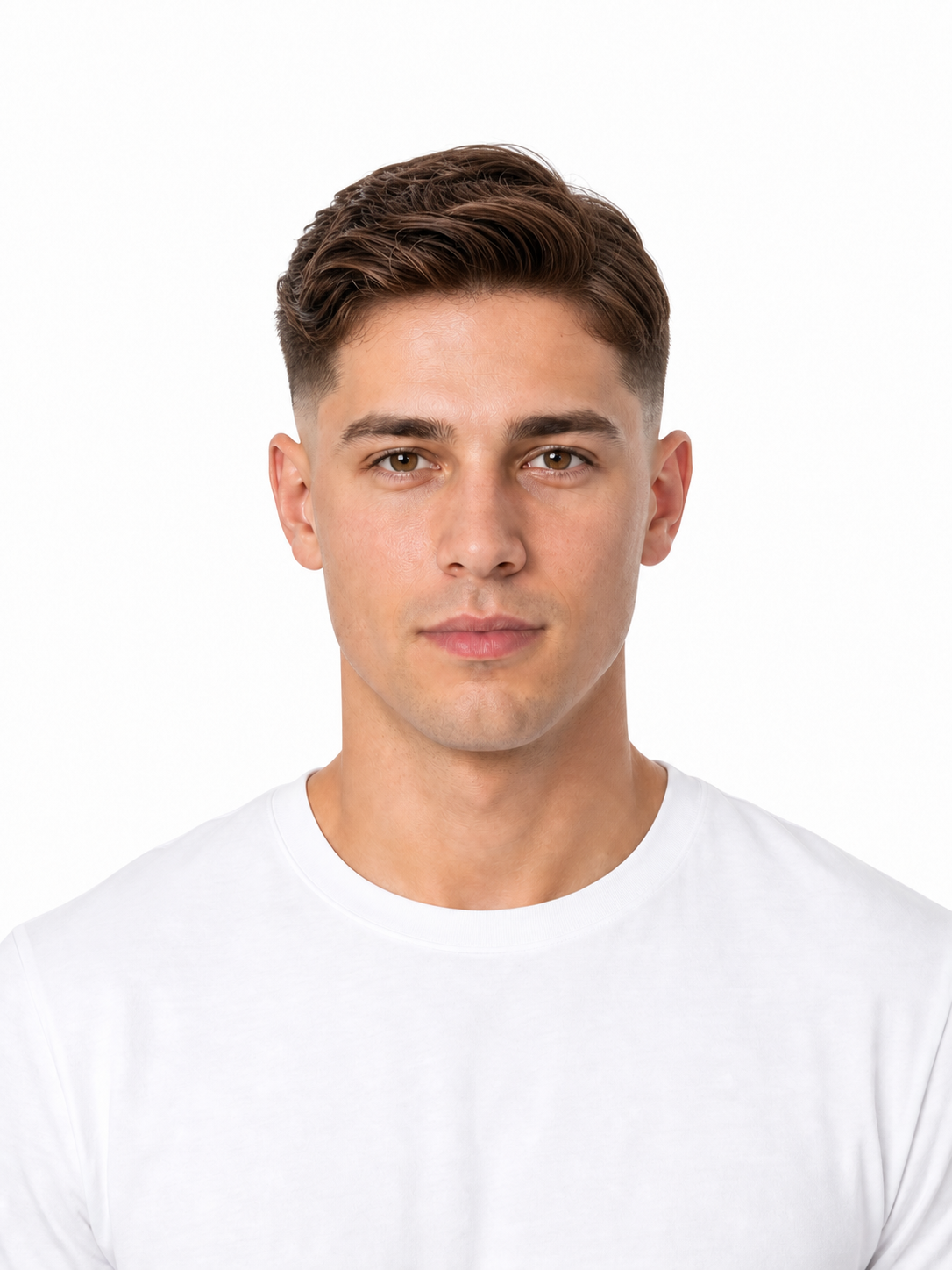Ivy League hairstyle example on a man