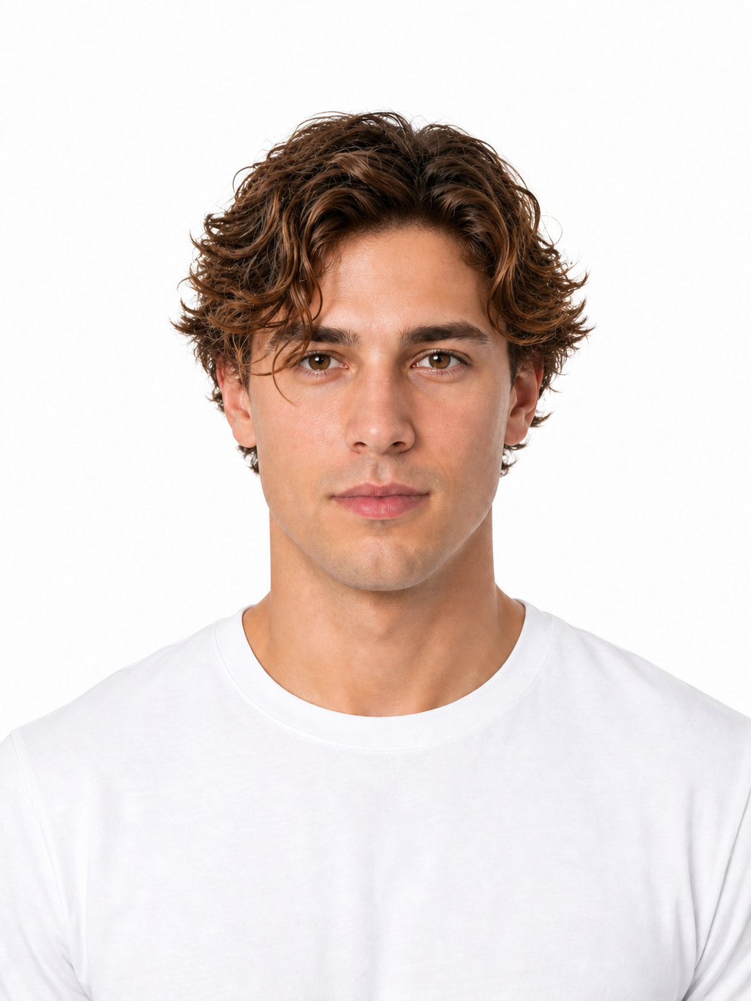 Messy Surfer Cut hairstyle example on a man