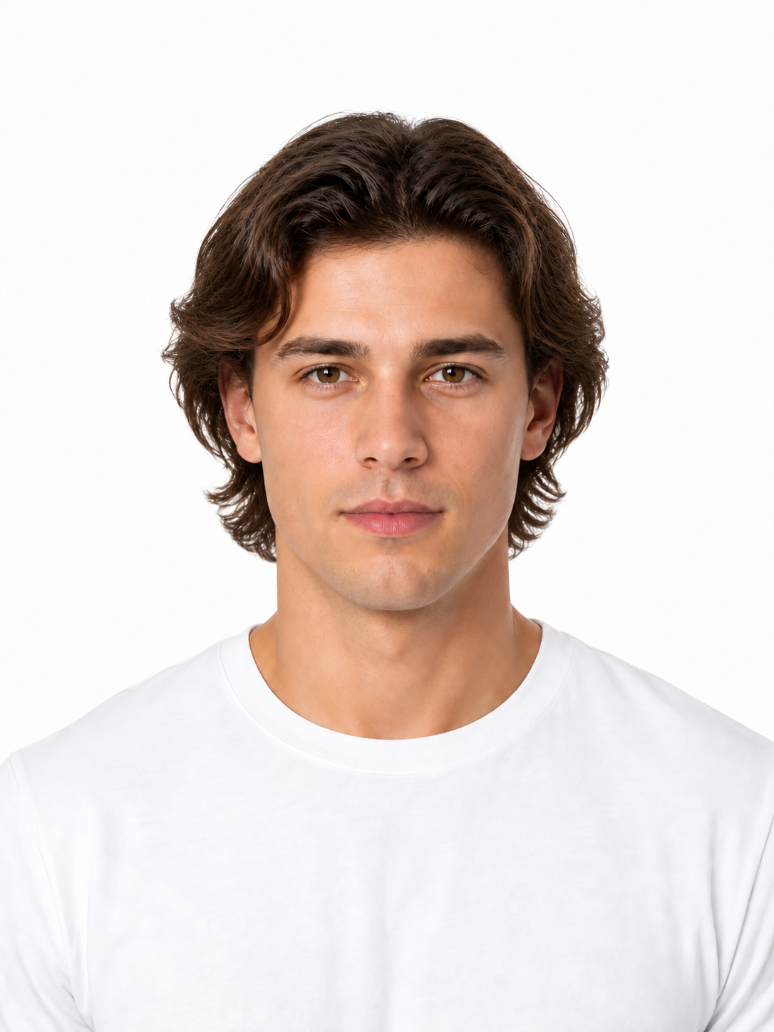 Relaxed Waves hairstyle example on a man