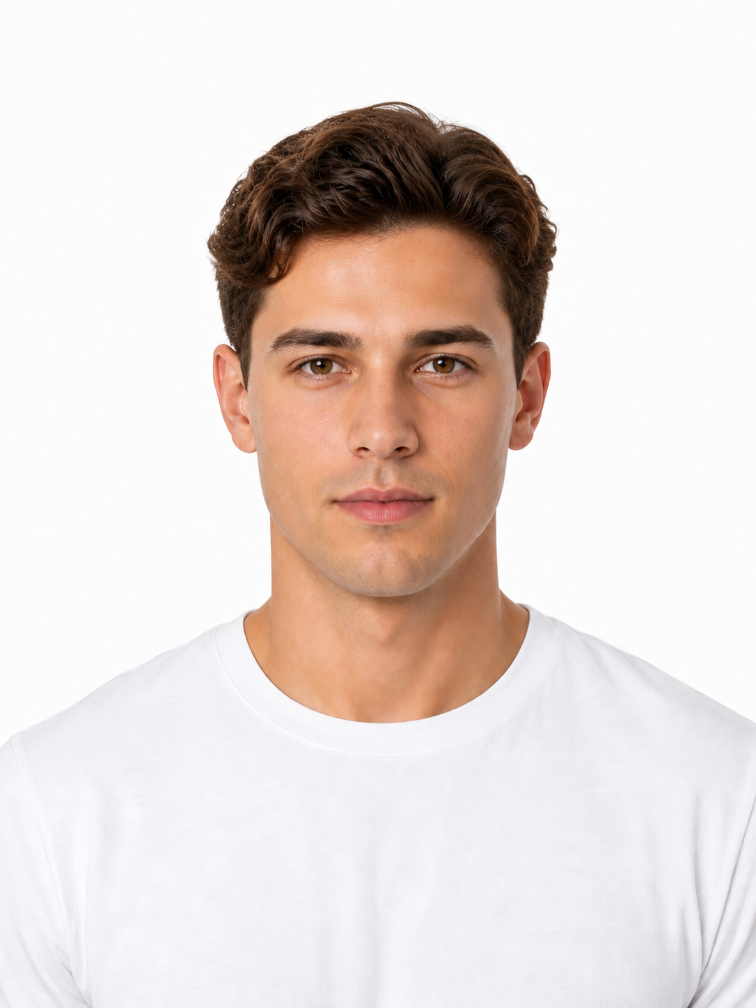 Soft Waves hairstyle example on a man